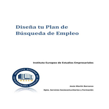 Seminario diseña tu plan de búsqueda de empleo