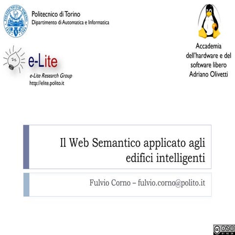 Il Web Semantico applicato agli edifici intelligenti