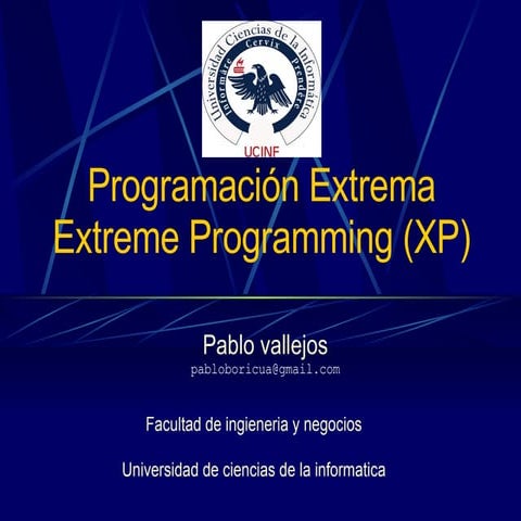 Seminario MetodologíAs áGiles Y Xp, Tema 3   Extreme Programming