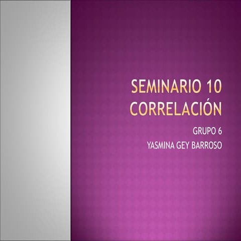 Seminario 10