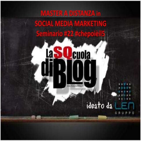 Seminario #22 #SQDB Linkedin per professionisti e aziende