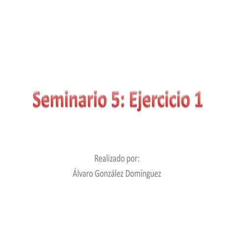 Seminario 5 1