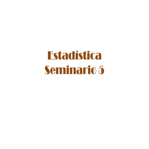 Seminario 5 ejercicio 1, 2 y 3