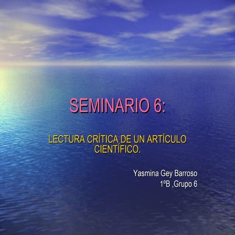 Seminario 6