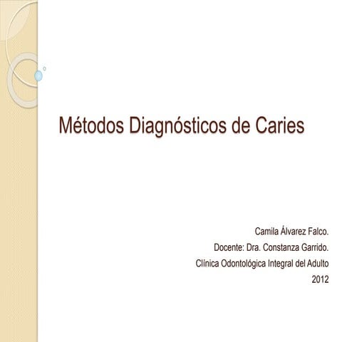 Seminario 6 caries