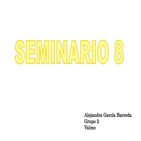 Seminario 8