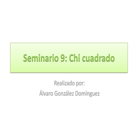 Seminario 9