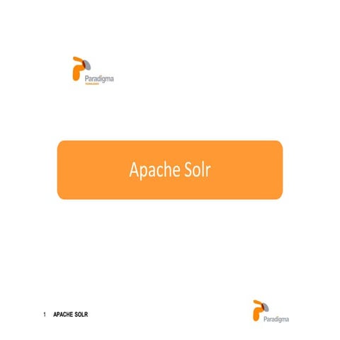 Seminario Apache Solr