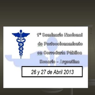 Seminario Correduría Pública en Arg...