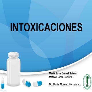 Seminario de intoxicación