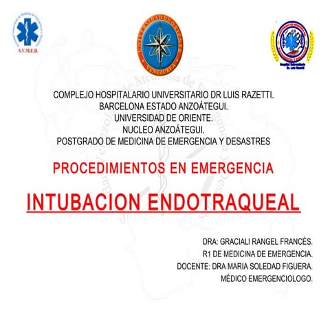 INTUBACION ENDOTRAQUEAL
