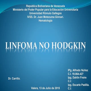 Seminario de linfoma no hodgkin