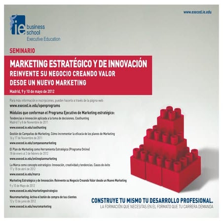 Seminario de marketing, estrategia e innovación 2012