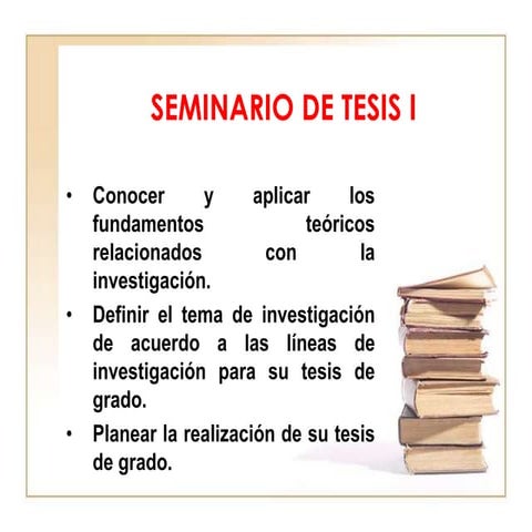 Seminario de tesis i | PPTX