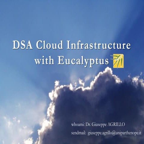 The cloud infrastructure with eucalyptus