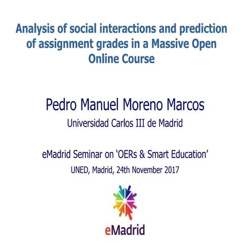 Predicting student success by Ormond Simpson | PDF