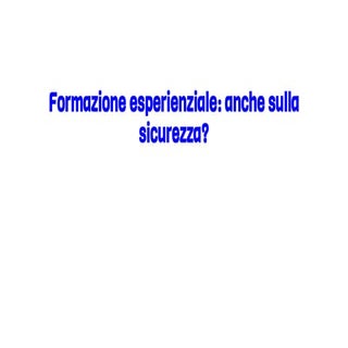 Workshop Gratuito - Formazione espe...