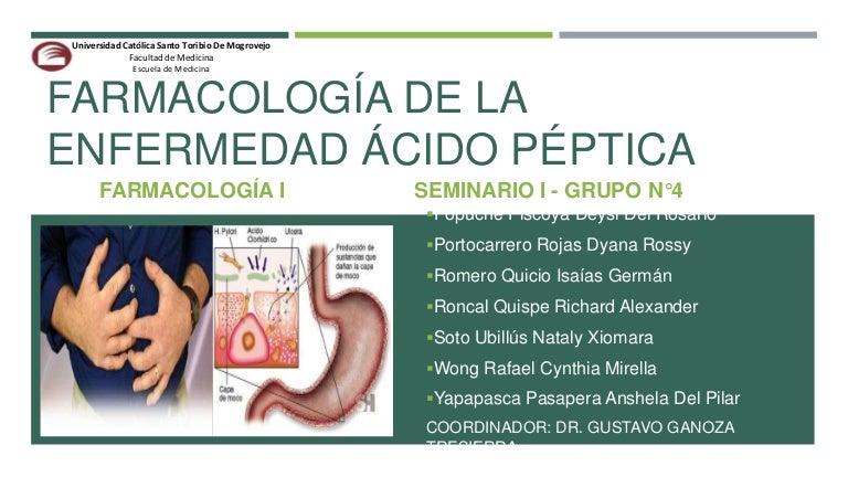 medicamentos para el acido gastrico