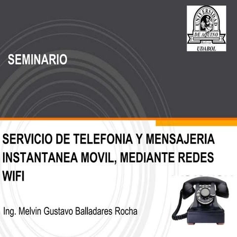 Telefonía VoIP - Seminario