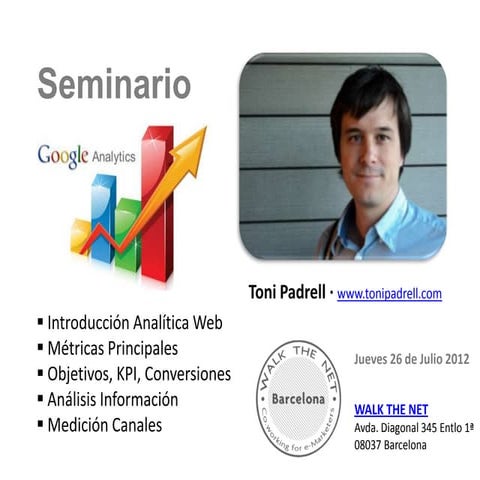 Seminario google analytics walk the net