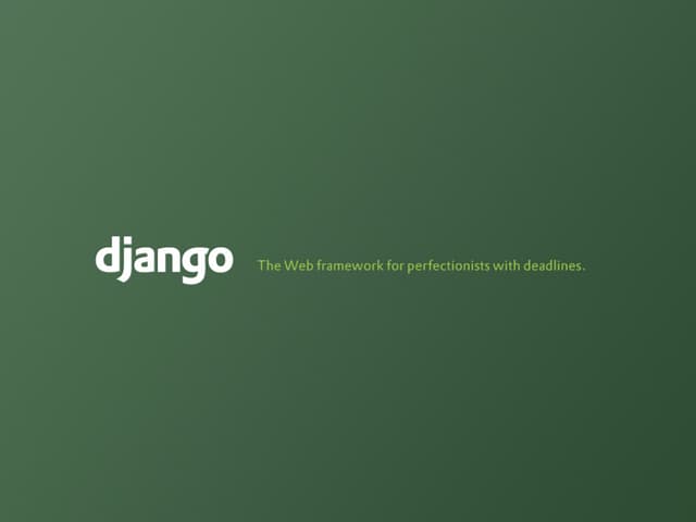 Introducción a Django