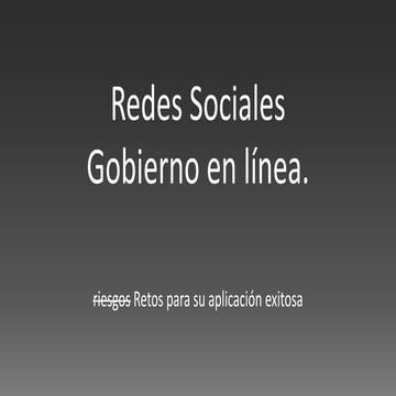 Seminario Marketing Gubernamental