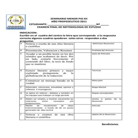 Seminario menor pio xii