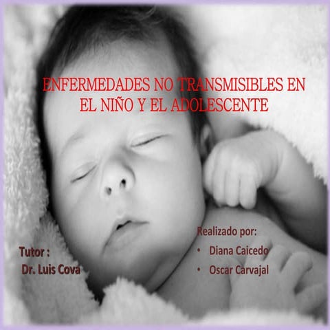 Enfermedades crónicas no transmisibles en la infancia y adolescencia