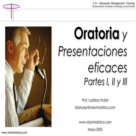 Lalo Huber - Oratoria y presentaciones eficaces I, II y III