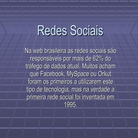 Seminario Redes Sociais