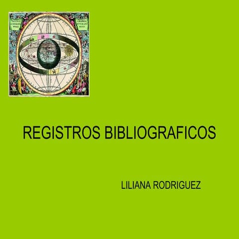 Seminario registros bibliograficos