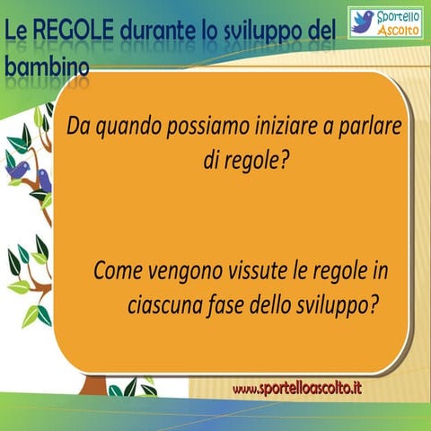 Seminario regole regole nella crescita