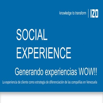 Diferenciación en redes sociales a través de la experiencia del consumidor