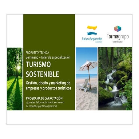 Seminarios Turismo Sostenible Agrotravel & Formagrupo 2016