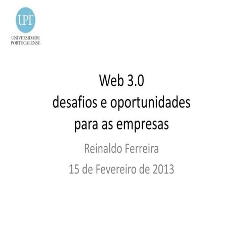 Web 3.0: desafios e oportunidades para as empresas