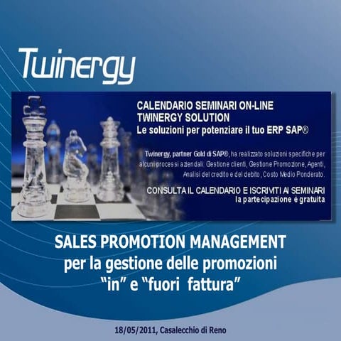 Twinergy Solution: Sales Promotion Management con SAP