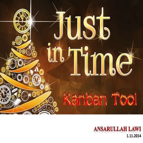 JIT Kanban (Sejarah and Implementasi)