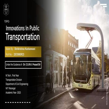 Innovations in Public Transportation