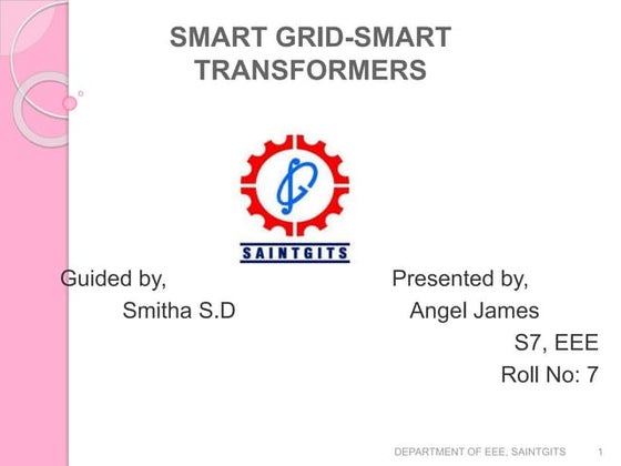Smart transformer and Analog transformer. | PPT