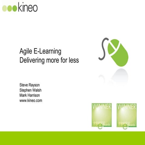 Agile E-Learning