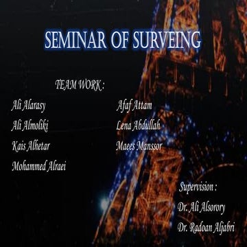 Dental surveying of Removal partial denture