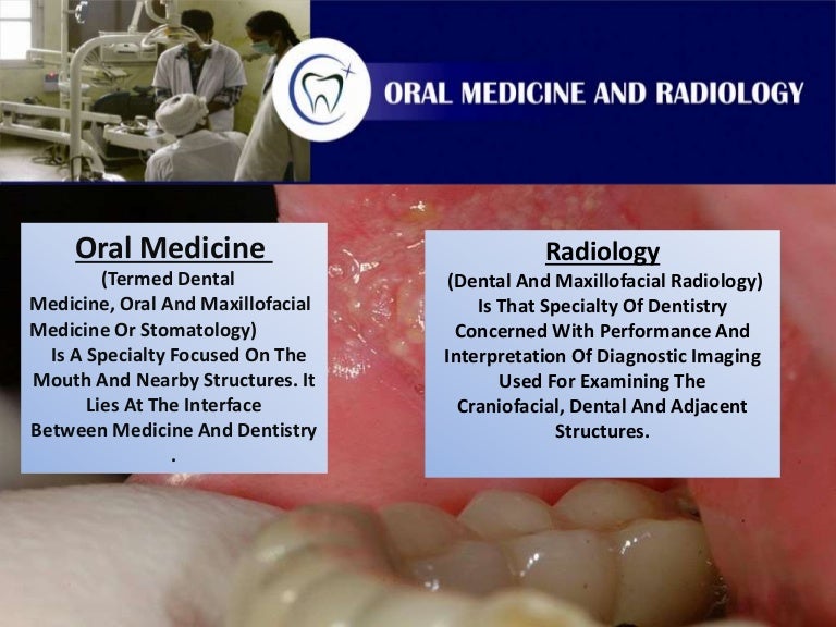 oral medicine and radiology