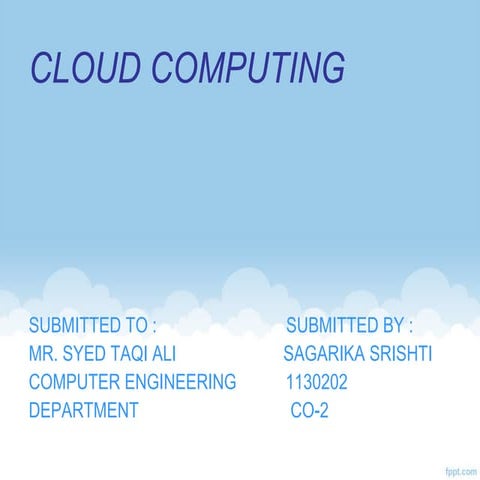 Cloud Computing