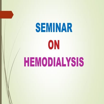 Hemodialysis