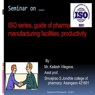  ISO series, guide of pharmaceutica...