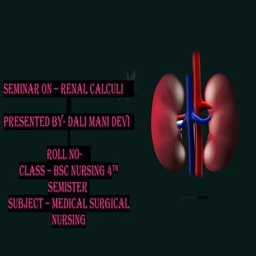 SEMINAR ON – renal calculi dali.pptx renal