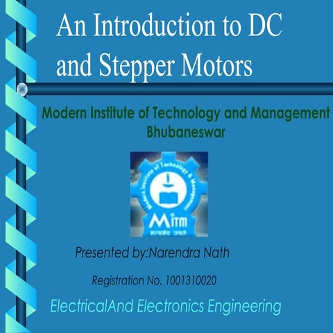 Seminar on stepper motor