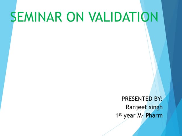 Types of Validation & its Aspects PPT.pptx