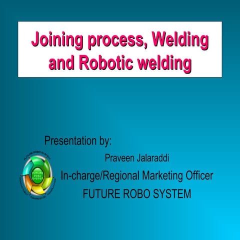 Seminar on welding