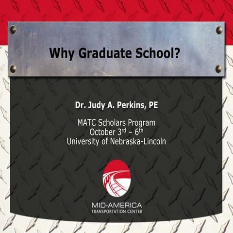 MATC Scholars Program: Dr. Judy A. Perkins